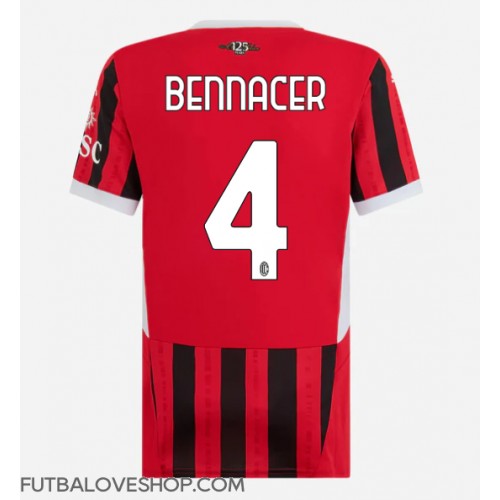 Dres AC Milan Ismael Bennacer #4 Domáci pre Ženy 2024-25 Krátky Rukáv